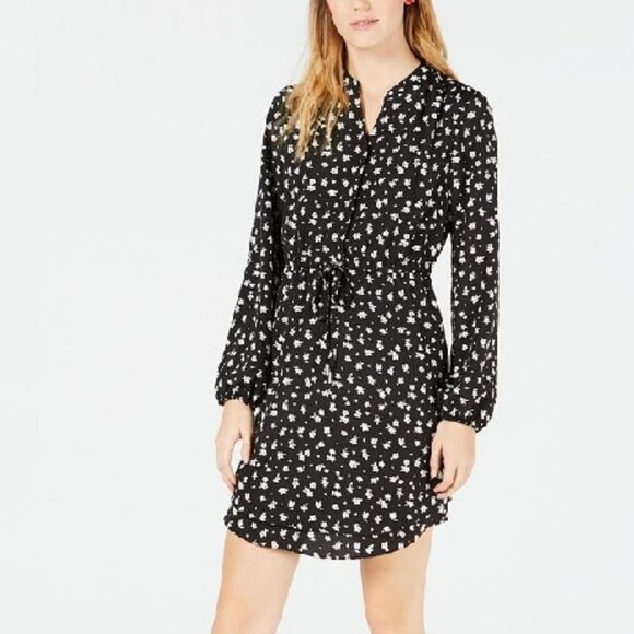 Maison Jules Long-Sleeved Shirt Dress - Picture 1 of 7